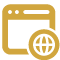 Icono de SEO presencia en internet